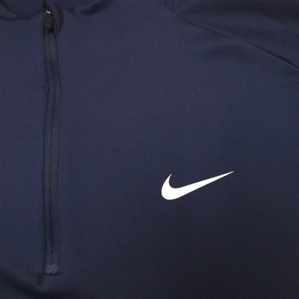 Nike Running Quarter Zip Pullover Mens XL Navy Special Olympics Logo Dri Fit